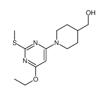 (1-(6-Ethoxy-2-(methylthio)pyrimidin-4-yl)piperidin-4-yl)methanol