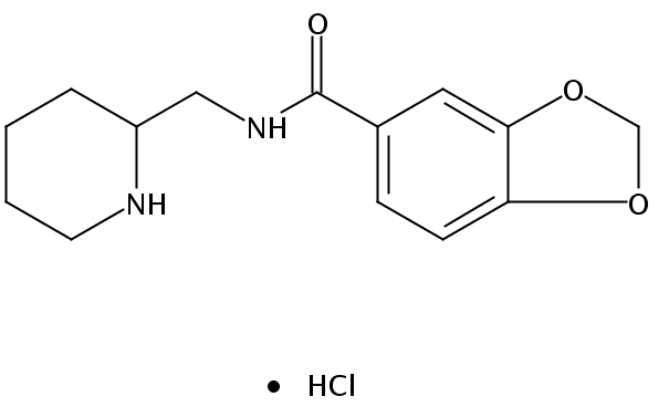 N-(Piperidin-2-ylmethyl)benzo[d][1,3]dioxole-5-carboxamide hydrochloride