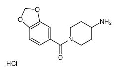 (4-Aminopiperidin-1-yl)(benzo[d][1,3]dioxol-5-yl)methanone hydrochloride