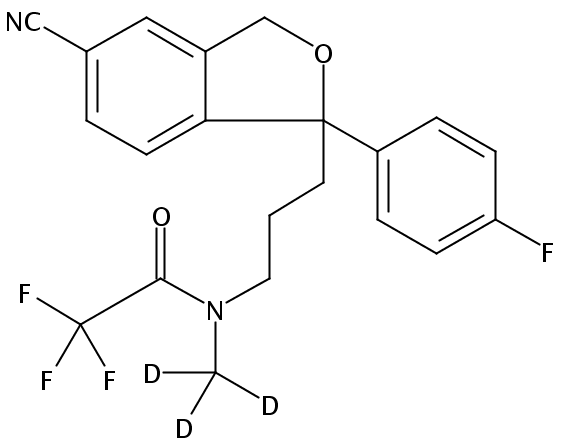 N-Trifluoroacetodesmethyl Citalopram-d3