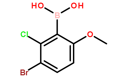 (3-溴-2-氯-6-甲氧基苯基)硼酸