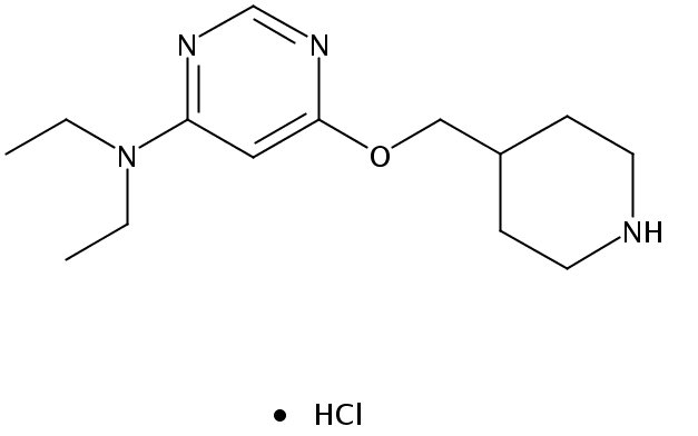 N,N-Diethyl-6-(piperidin-4-ylmethoxy)pyrimidin-4-amine hydrochloride