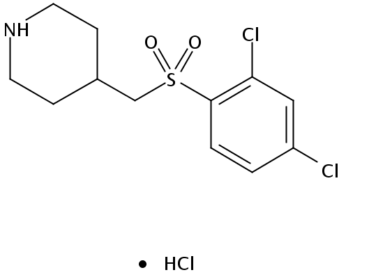 4-(((2,4-Dichlorophenyl)sulfonyl)methyl)piperidine hydrochloride