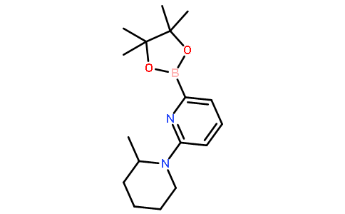 2-(2-甲基-1-哌啶基)-6-(4,4,5,5-四甲基-1,3,2-二噁硼烷-2-基)吡啶