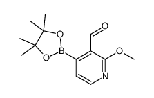 2-methoxy-4-(4,4,5,5-tetramethyl-1,3,2-dioxaborolan-2-yl)pyridine-3-carbaldehyde