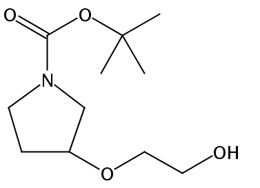 3-(2-羟基-乙氧基)-吡咯烷-1-羧酸叔丁酯