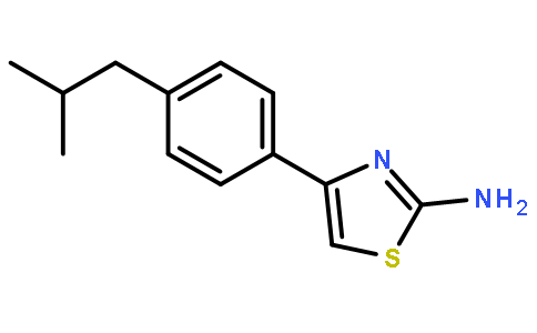 4-(4-异丁基苯基)-1,3-噻唑-2-胺