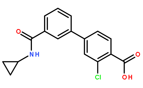 3-氯-3-(環(huán)丙基氨基甲酰)-[1,1-聯(lián)苯]-4-羧酸