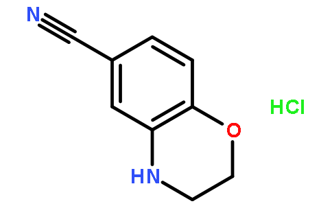 3,4-二氫-2H-1,4-苯并噁嗪-6-甲腈鹽酸鹽