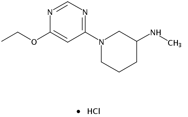 (1-(6-Ethoxypyrimidin-4-yl)piperidin-3-yl)methanamine hydrochloride