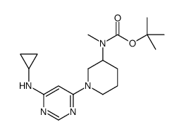 tert-Butyl (1-(6-(cyclopropylamino)pyrimidin-4-yl)piperidin-3-yl)(methyl)carbamate