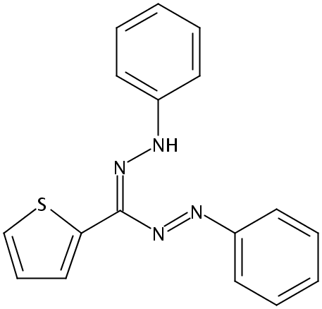 1,5-二苯基-3-(2-噻吩基)甲臢