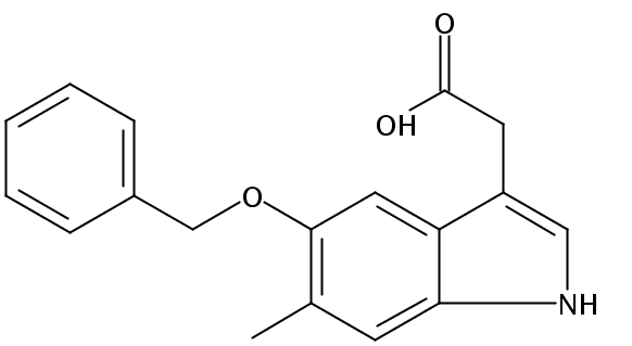 2-(5-(Benzyloxy)-6-methyl-1H-indol-3-yl)acetic acid