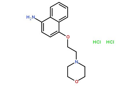 4-(2-吗啉乙氧基)萘-1-胺双盐酸盐