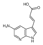 (2E)-3-(5-氨基-1H-吡咯并[2,3-B]吡啶-3-基)-2-丙酸