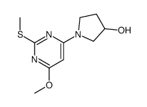 1-(6-Methoxy-2-(methylthio)pyrimidin-4-yl)pyrrolidin-3-ol