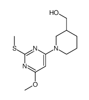 (1-(6-Methoxy-2-(methylthio)pyrimidin-4-yl)piperidin-3-yl)methanol