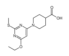 1-(6-Ethoxy-2-(methylthio)pyrimidin-4-yl)piperidine-4-carboxylic acid