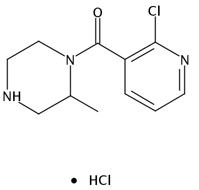 (2-Chloropyridin-3-yl)(2-methylpiperazin-1-yl)methanone hydrochloride