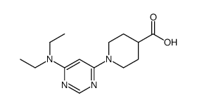 1-(6-(Diethylamino)pyrimidin-4-yl)piperidine-4-carboxylic acid
