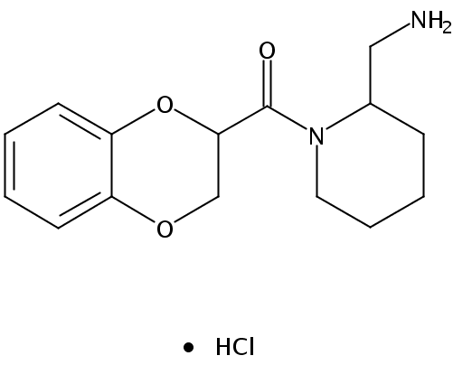 (2-(Aminomethyl)piperidin-1-yl)(2,3-dihydrobenzo[b][1,4]dioxin-2-yl)methanone hydrochloride