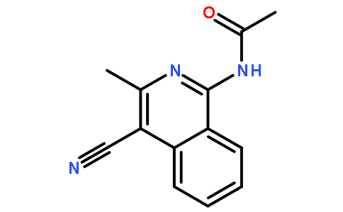 1-乙酰氨基-4-氰基-3-甲基异喹啉