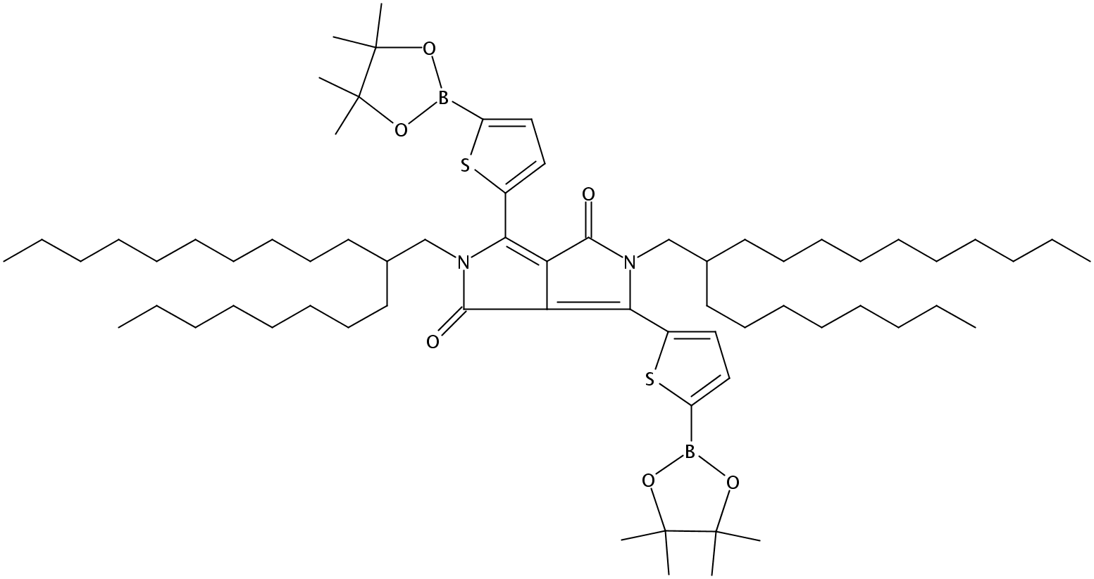 2,5-二氢-2,5-双(2-辛基十二基)-3,6-双[5-(4,4,5,5-四甲基-1,3,2-二噁硼烷-2-基)-噻吩-2-基]吡咯并[3,4-c]吡咯-1,4-二酮