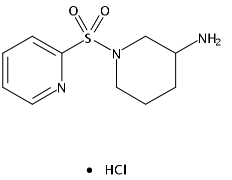 1-(Pyridin-2-ylsulfonyl)piperidin-3-amine hydrochloride