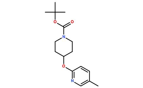 4-[(5-甲基-2-吡啶基)氧基]-1-哌啶甲酸叔丁酯