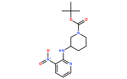 2-Methyl-2-propanyl 3-[(3-nitro-2-pyridinyl)amino]-1-piperidineca rboxylate