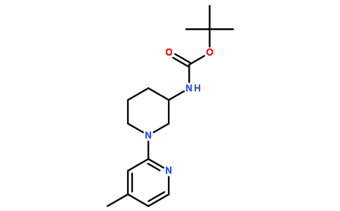 N-[1-(4-甲基-2-吡啶基)-3-哌啶基]氨基甲酸叔丁酯