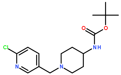 N-[1-[(6-氯-3-吡啶基)甲基]-4-哌啶基]氨基甲酸叔丁酯
