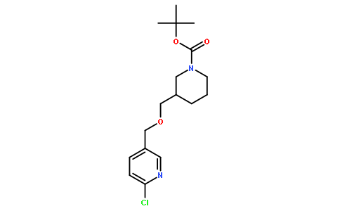3-[[(6-氯-3-吡啶基)甲氧基]甲基]-1-哌啶甲酸叔丁酯