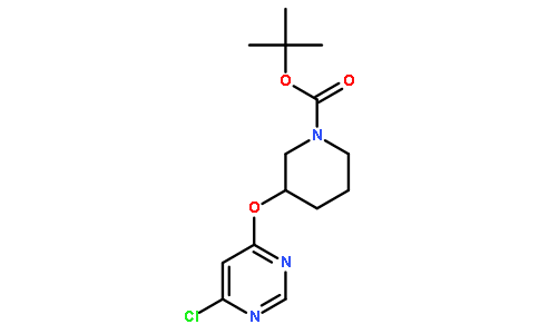 tert-butyl 3-(6-chloropyrimidin-4-yl)oxypiperidine-1-carboxylate