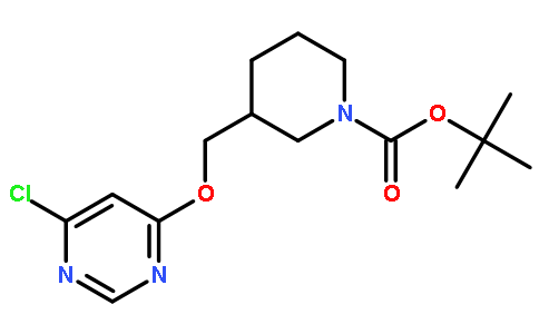 3-[[(6-氯-4-嘧啶基)氧基]甲基]-1-哌啶甲酸叔丁酯