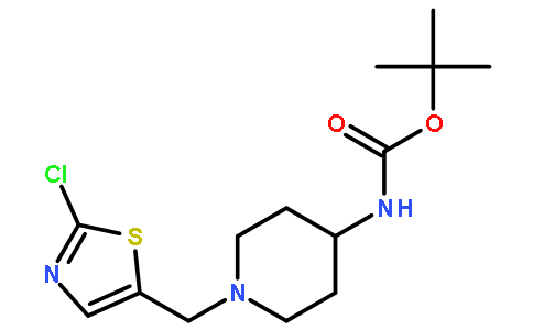 N-[1-[(2-氯-5-噻唑基)甲基]-4-哌啶基]氨基甲酸叔丁酯