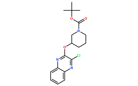 tert-butyl 3-(3-chloroquinoxalin-2-yl)oxypiperidine-1-carboxylate