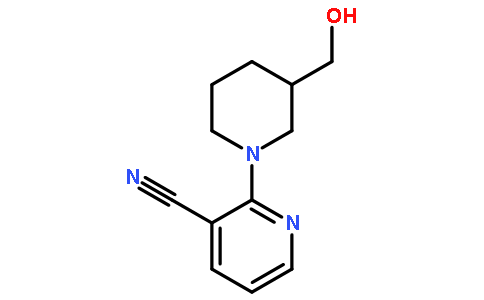 2-[3-(hydroxymethyl)piperidin-1-yl]pyridine-3-carbonitrile