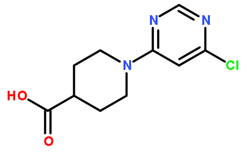 1-(6-chloropyrimidin-4-yl)piperidine-4-carboxylic acid