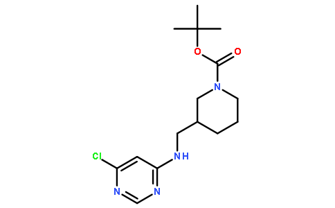 tert-butyl 3-[[(6-chloropyrimidin-4-yl)amino]methyl]piperidine-1-carboxylate