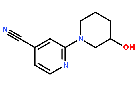 2-(3-hydroxypiperidin-1-yl)pyridine-4-carbonitrile
