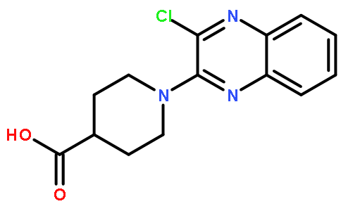 1-(3-chloroquinoxalin-2-yl)piperidine-4-carboxylic acid