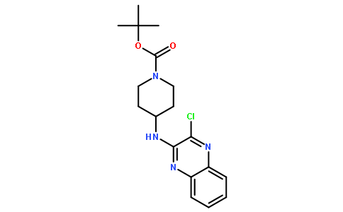 tert-butyl 4-[(3-chloroquinoxalin-2-yl)amino]piperidine-1-carboxylate
