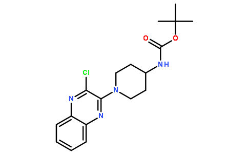 N-[1-(3-氯-2-喹喔啉基)-4-哌啶基]氨基甲酸叔丁酯