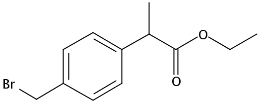 ethyl 2-[4-(bromomethyl)phenyl]propanoate