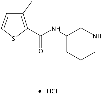 3-Methyl-N-(piperidin-3-yl)thiophene-2-carboxamide hydrochloride
