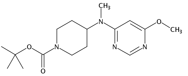 tert-Butyl 4-((6-methoxypyrimidin-4-yl)(methyl)amino)piperidine-1-carboxylate