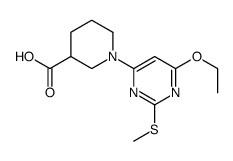 1-(6-Ethoxy-2-(methylthio)pyrimidin-4-yl)piperidine-3-carboxylic acid