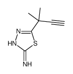 5-(2-Methyl-3-butyn-2-yl)-1,3,4-thiadiazol-2-amine