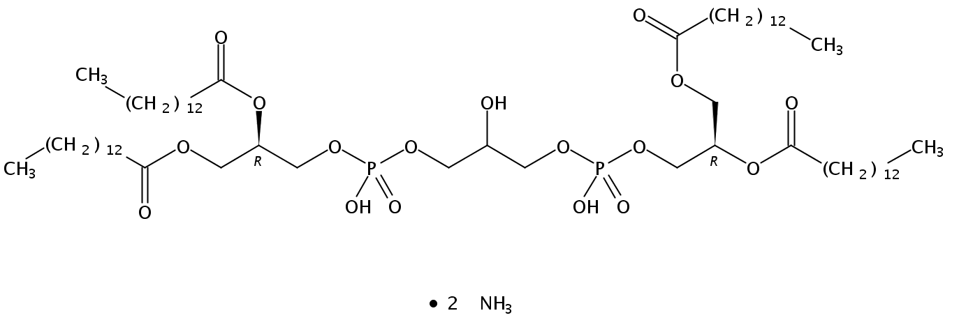 1',3'-bis[1,2-dimyristoyl-sn-glycero-3-phospho]-sn-glycerol (ammonium salt)